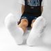 Men's Mid Tube Socks Thickened Cotton Towel Bottom Sports Socks Long Tube Terry Basketball Socks Sweat Absorbent Student White Socks_desvips.com