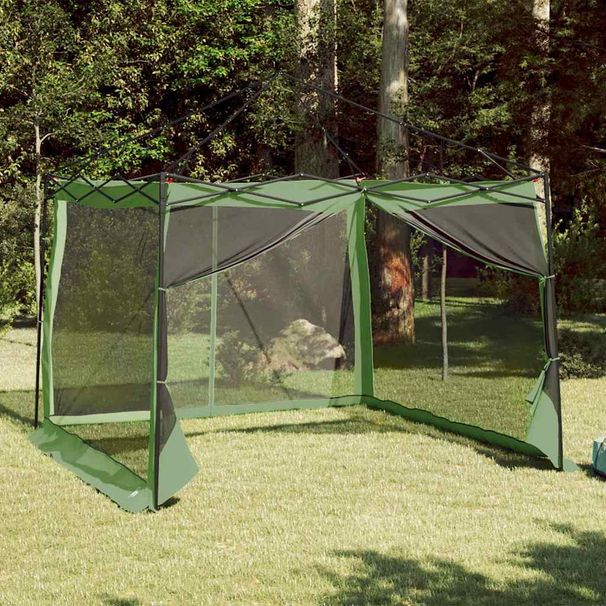 Weatherproof Camping Tent - Spacious 303 X 303 Cm Design, Integrated Mesh For Ventilation, Ideal For Summer Outdoors - Blue/Gray/Green_desvips.com