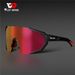 WEST BIKING 3 Lenses Polarized Sports Glasses Sunglasses UV400 Cycling Goggles_desvips.com