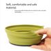 Outdoor folding bowl Camping cutlery set Silicone salad bowl Hiking plate_desvips.com