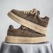 New Men's Shoes, Non-slip Wear-resistant Student Skateboard Shoes, Teenagers Thick-soled Sports Shoes_desvips.com