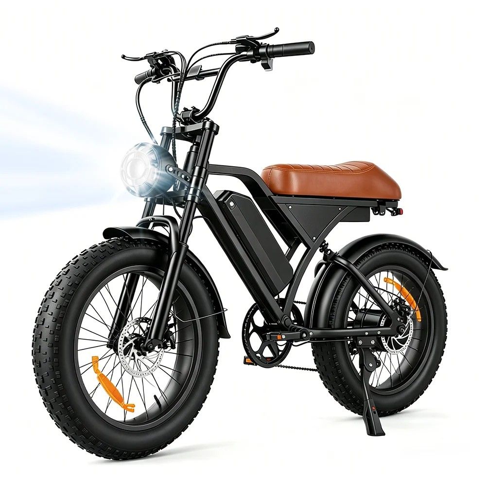 IScooter EB5 Max Electric Bike With 48V 15.6Ah Battery, Dual Suspension, App Control_desvips.com