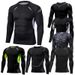 Men's Fitness Clothing PRO Quick-Dry T-Shirt Running Elastic Sweat-Tight Shirt Marathon Sports Apparel_desvips.com