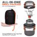 Camping Cookware Outdoor Camping Pot Utensils 1-2 People Backpacking Cookware Set Boiler Head Coffee Cup Multifunctional Pot Utensil Set_desvips.com