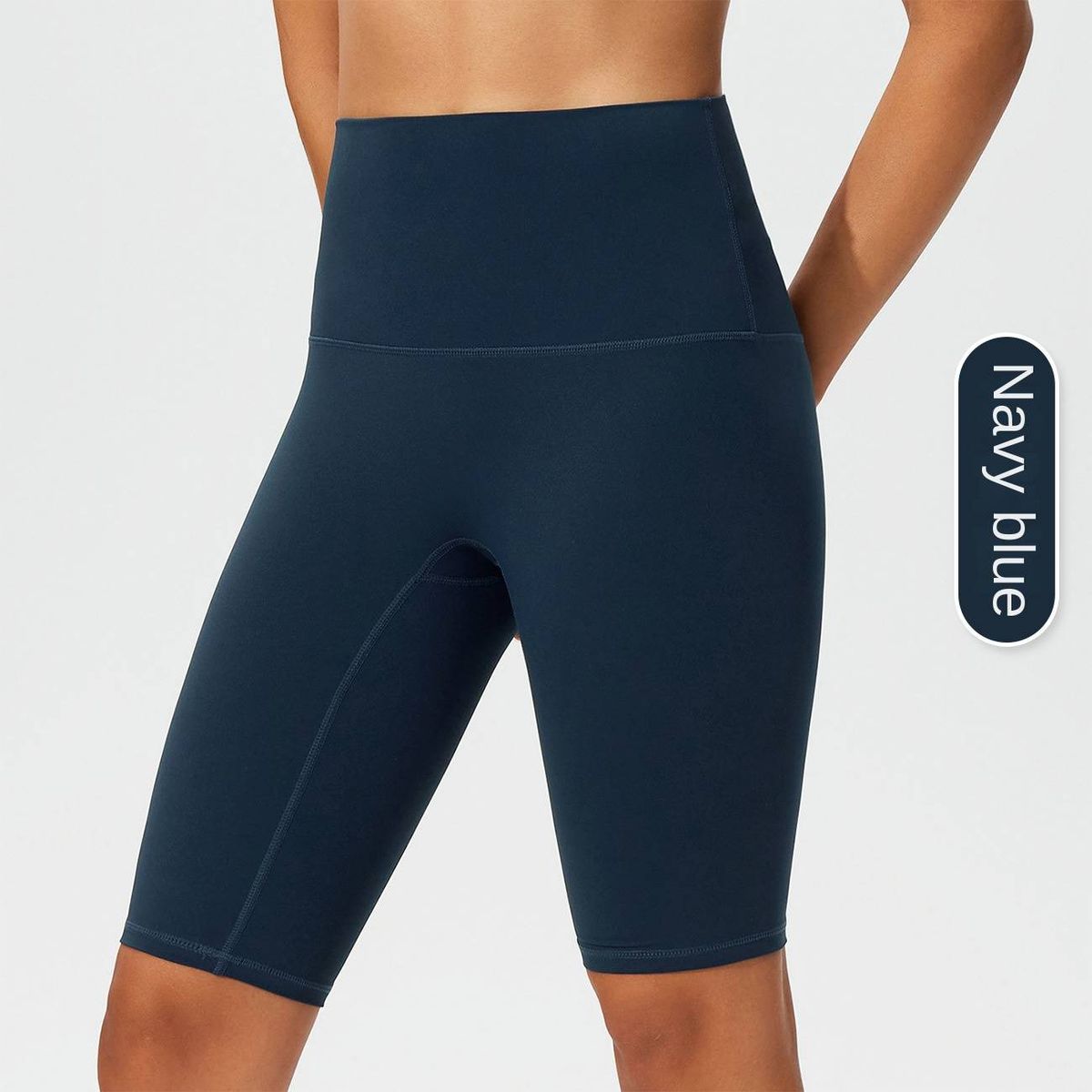 NOKO Sports 7A Antibacterial Nude Yoga Shorts, Outer Wear Super High Waist Tummy-lifting Hip-lifting Sports Tights For Women_desvips.com