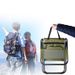 Portable Folding Chair With Cooler Lightweight Camping Chair With Backrest For Fishing Picnic Travel Insulated Ice Bag Stool_desvips.com