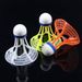 Luminous Badminton Nylon Outdoor Windproof Durable High-elasticity Plastic Training Ball With Light And Glow-in-the-dark_desvips.com