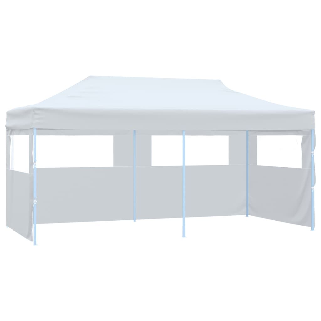 Foldable Party Tent - White, UV And Water Resistant, Removable Side Panels, Sturdy Steel Frame, Easy Assembly, Perfect For Outdoor Events_desvips.com