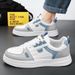Zhuba Autumn Waterproof Non-Slip Casual Versatile White Student Sneakers Men's Lightweight Trendy Sports Shoes_desvips.com