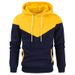 20230 New Color Block Fashion Sweatshirt Men's Casual Sports Top_desvips.com