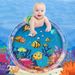 Baby Crawling Training Mat Thickened PVC Inflatable Water Play Pad For Toddlers Pets Non Slip Textured Surface With Floating Toys_desvips.com