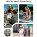 Lightweight Waterproof Polyester Tote Bag – Expandable Women's Sports Carryall For Outdoor Activities In Black/Tan/Pink/White_desvips.com