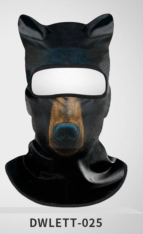 Breathable Outdoor Face Mask With Fun Animal Design - Full Coverage Sun Protection Head Scarf For Cycling, Hiking & Outdoor Activities_desvips.com