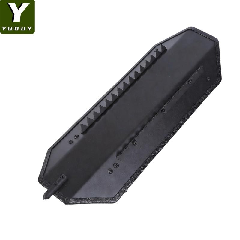YUOUY Aluminum Alloy Tactical Riot Arm Shield Explosion-proof Metal Shield Security Attack Protective Arm Shield Multi-functional Arm_desvips.com