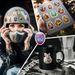 100 Cartoon Cute Creative Bunny Goose Egg Easter Graffiti Decoration DIY Stickers_desvips.com
