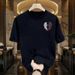 180g Combed Cotton Heavyweight Pure Cotton Angel And Devil Wings Print Men's Short-Sleeve T-Shirt_desvips.com