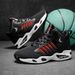 Men's High-Top Basketball Shoes Feature A Breathable Mesh Design Maximum Comfort Outdoor Shock-Absorbing Shoes,_desvips.com