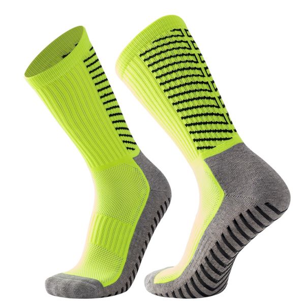 Male God Soccer Socks Anti-Slip Trampoline Training Socks Terry Cloth Mid Calf Thickened Professional Sports Socks For Men_desvips.com