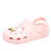 New Thick Sole 2024 Summer Cute Beach Hole Shoes With Feet Feeg Cool Bathroom Anti Slip And Odor Prevention Free_desvips.com