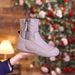 Women's Shoes New Cotton Winter Plus Veet Thickened Women's Shoes Thick Sole Northeast Non Slip Warm Martin Boots_desvips.com