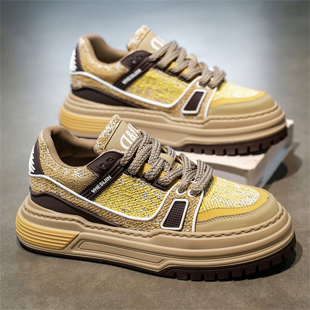 New Product Fashion Sneakers Skateboarding Shoes Youth/Men Low Top Lace-Up Breathable Non-Slip Wear-Resistant Running Shoes_desvips.com