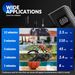 ROCKBROS Electric Bike Pump Air Pump 150PSI 2000mAh 5 Modes For Presta & Schrader_desvips.com
