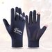 Cycling Gloves Sun Protection Gloves For Men Summer Fingerless Thin Ice Silk Breathable Letter Leak Two Finger Cycling Driving Fishing Gloves_desvips.com
