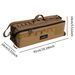 Camping Equipment Storage Bag, Tent Pegs Holder, Zippered Tool Carrier, Brown_desvips.com