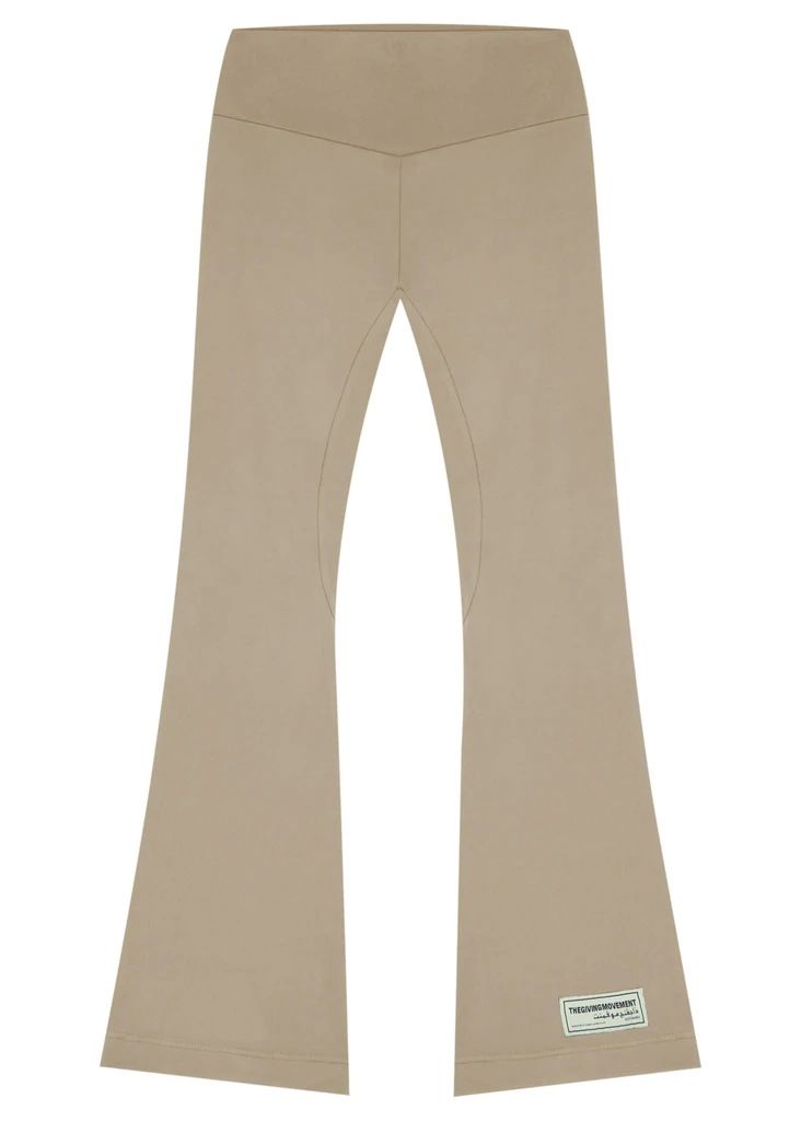 RenMou Ladies' Spring Autumn High Waist Slimming Plus Elastic Base, Hip Lifting And Abdominal Tightening, Flared Pants, Base Exclusive Supply_desvips.com