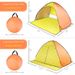 2 Second Pop Up Beach Tent - Automatic Sun Shelter For Outdoor Camping & Picnics_desvips.com