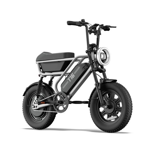 URLIFE T16 Electric Bike 48V 13Ah Battery,Full Suspension,with Large Storage Box_desvips.com