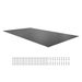 VEVOR 4x8m Rectangular Pool Cover, Waterproof Charcoal Color, Debris-Resistant Winter Cover, PVC Material, Easy Installation, Wide Application_desvips.com