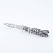 Butterfly Practice Stainless Steel Ornamental Knife Unsharpened Portable Reversible Outdoor Tool_desvips.com