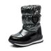 100% Cotton Snow Boots For Boys And Girls, Mid-Calf Wool Thickened Warm Large Size Cotton Shoes, Winter Boots_desvips.com