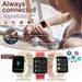 2025 New Women Men AI Smart Diagnosis Watch HRV+PPG Blood Pressure Heart Rate Health Monitor IP68 NFC Fashion Sports_desvips.com