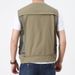 Men's Outdoor Casual Summer Thin Fishing Professional Photography Multifunctional Vest, Genuine Product_desvips.com