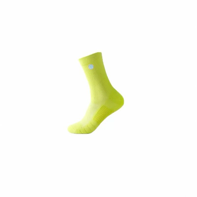 Professional Women's Sports Socks, Mid-calf Cotton, Sweat-absorbent, Odor-resistant, Breathable, Towel-soled, Suitable_desvips.com