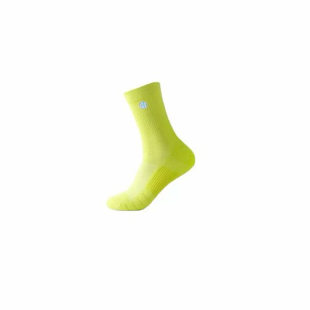 Professional Women's Sports Socks, Mid-calf Cotton, Sweat-absorbent, Odor-resistant, Breathable, Towel-soled, Suitable_desvips.com