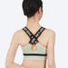 Women's Sports Casual Inner Wear Fitness Running Ribbon Letter Print Beautiful Back Yoga Bra_desvips.com