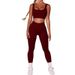 Cross-Border European And American Style Peach Threaded Yoga High Waist Beautiful Buttocks Sports Tight Seamless Hip_desvips.com