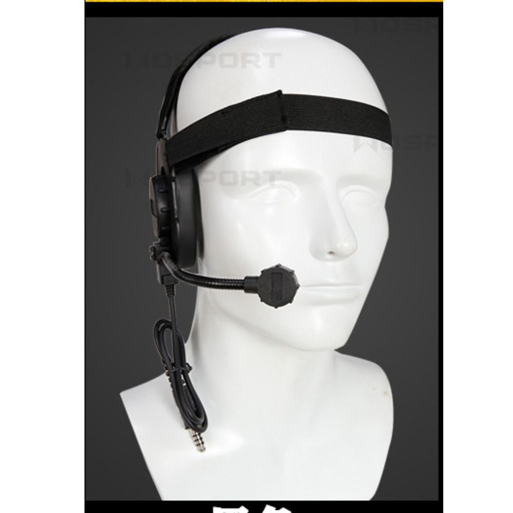 Outdoor CS Field Camping Equipment Head-mounted Tactical 3 Generation Headset_desvips.com