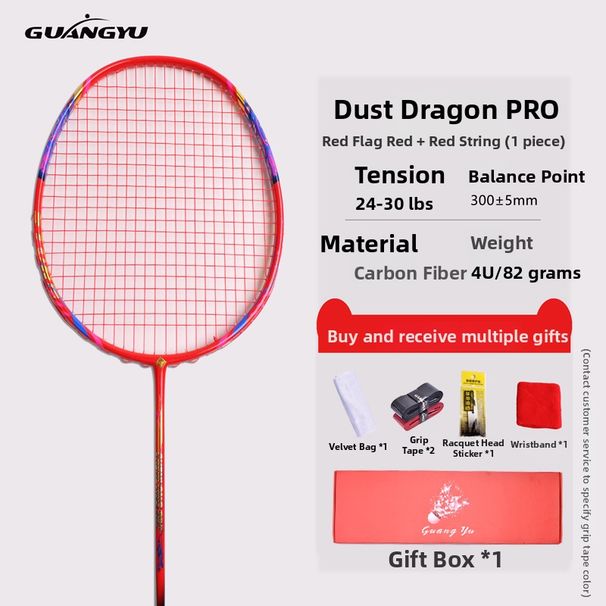 Adult All Carbon Fiber Badminton Racket Offensive And Defensive Style Training Competition Single Racket Sports Outdoor_desvips.com