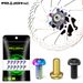 RISK Mountain Bike Titanium Alloy T25 M5x10 Torx Disc Brake Rotor Fixing Screws_desvips.com