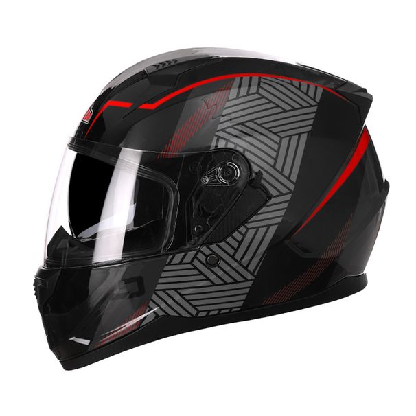 Motorcycle helmet Double lens breathable full cover motorcycle helmet for all seasons_desvips.com