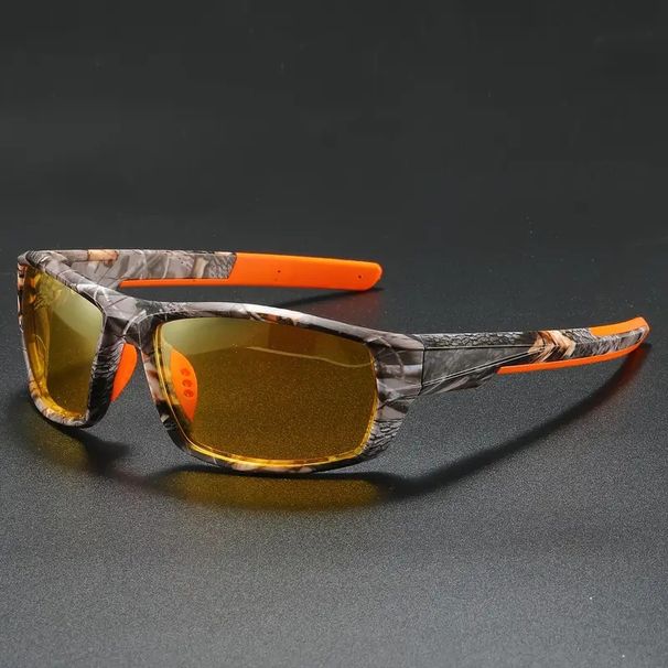 Outdoor Sports Polarized Sunglasses Box Camouflage Cycling Sunglasses Driving Night Market Glasses_desvips.com