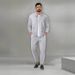 Men's Sports Suit Cross-Border Autumn Youth Zipper Waffle Pocket Turn-Down Collar Slim Fit Jacket Casual Pants_desvips.com