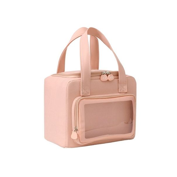 8L Cartoon Large Capacity Tote Lunch Bag, Picnic Insulated Lunch Box Bag, Student Lunch Bag, Portable Vacation Beach Lunch Bag_desvips.com