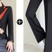 Women's Clothing New Feeling Temperament Goddess Fan Professional Suit Work Clothes Suit Contrast Color_desvips.com