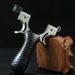 Stainless Steel Slingshot Carbon Fiber Handle Press Adult Practical Outdoor High Precision Quick Clip Piece Bow Dragon Chaser_desvips.com