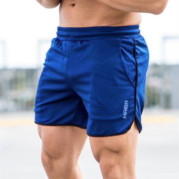 New Fitness Muscle Breathable Brothers Sports Shorts Running Quick-Drying Summer Thin Training Quarter Pants 2021_desvips.com